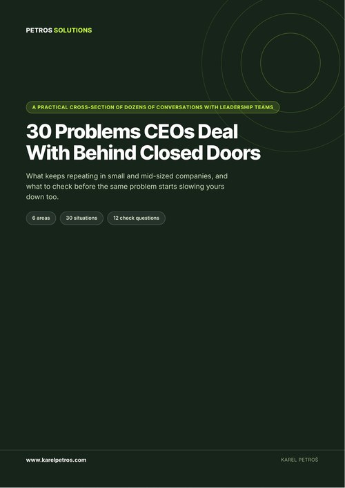 30 Problems CEOs Deal With Behind Closed Doors