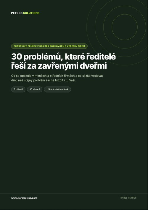 30 problémů, které ředitelé řeší za zavřenými dveřmi